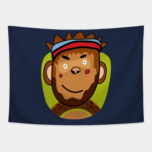 Monkey hippy Tapestry