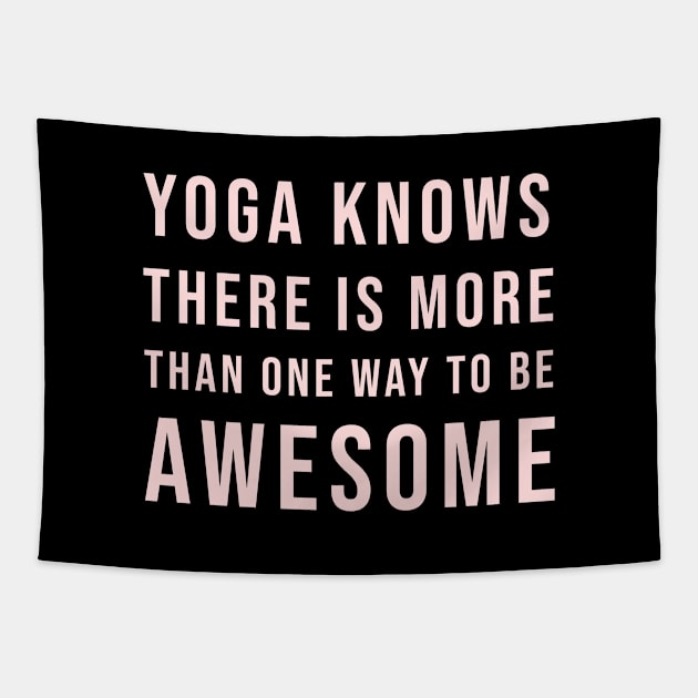 Yoga Knows Tapestry by Human_Pretzel