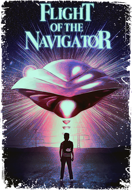 Flight of the Navigator Kids T-Shirt by creativespero