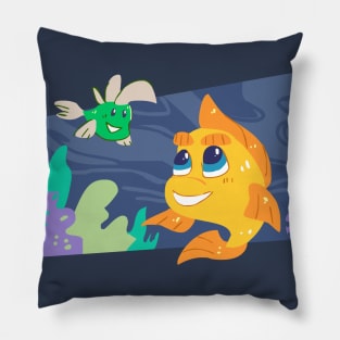 Freddy Fish and Luther Pillow