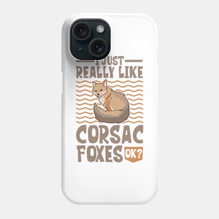 I just really love Corsac Foxes - Corsac Fox Phone Case