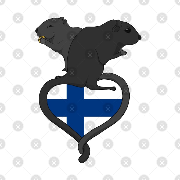 Gerbil Finland (dark) by RampArt