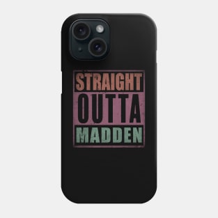 Classic Name Madden Color Styles Christmas 70s 80s 90s Phone Case