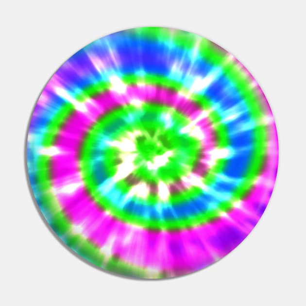 Tie Dye Pin by DragonTees