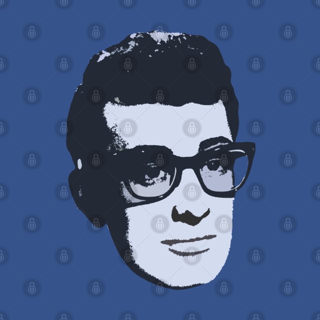 Buddy Holly Glasses Vintage Retro Pop Art by Animal Abstractions