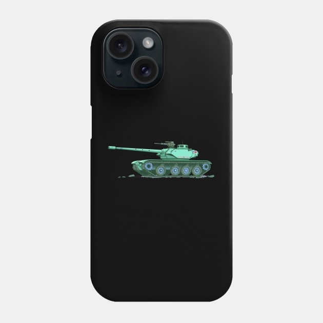 Green Castle Broskull Tank Mobat Classic Phone Case by CastleBroskull