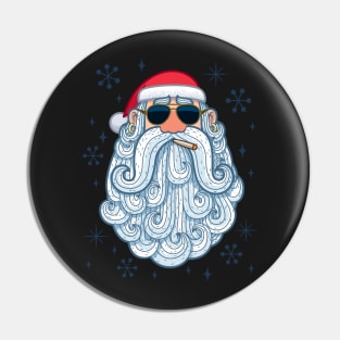 Santa Portrait 3 - Cool Pin