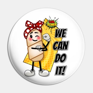 Girl Power Tequeño version - Venezuela Pin