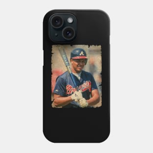 Andruw Jones - 8 for 20 With 2 Home Runs and 6 RBIS During The World Series, 1996 Phone Case