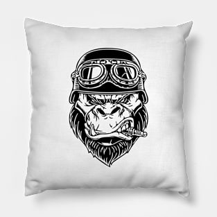 Mad Mechanic monkey Pillow