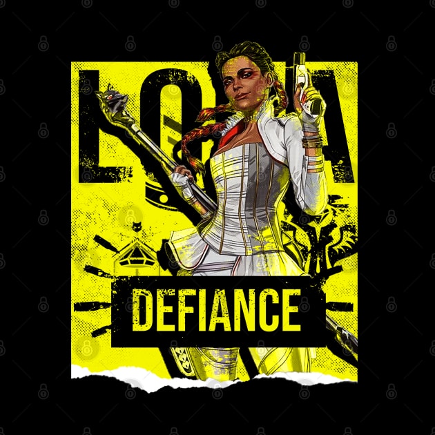 Apex Legends Loba Defiance by LucioDarkTees