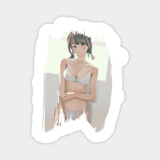 manga style bikini girl Magnet