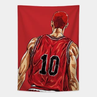 Slam Dunk Hanamichi Sakuragi vector Tapestry