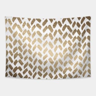 Cute knitting pattern - gold Tapestry