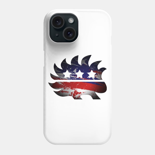 Libertarian Porcupine Phone Case by CuriousMC