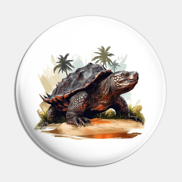Alligator Snapping Turtle Pin by zooleisurelife