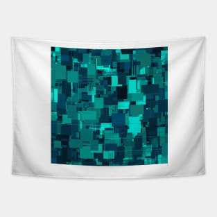 Random Shapes Abstract Pattern Tapestry