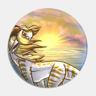 Golden Sunset Pin