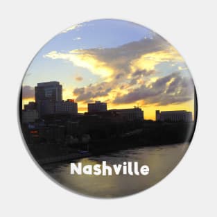 Cool sunset photography of Nashville Tennessee skyline sunset sky USA city break Pin