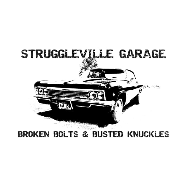 Welcome to Struggleville Garage - Where Broken Bolts and Busted Knuckles Are Just Part of the Fun by Struggleville