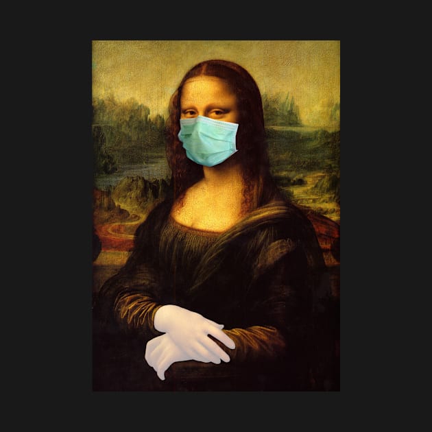 Covid Mona Lisa by EnragedBird