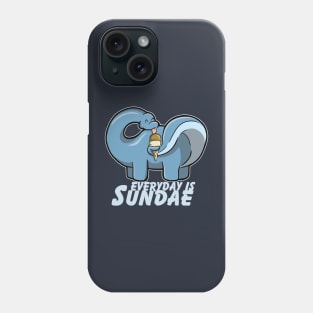 Everyday Is Sundae for Long neck Dinosaur brachiosaurus reaching out for Sundae Phone Case