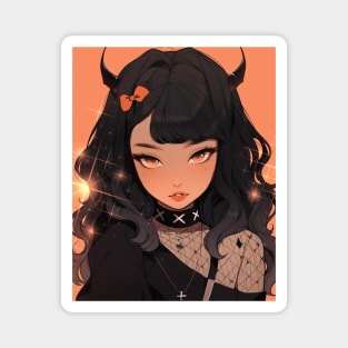 Cute Anime Demon girl Magnet