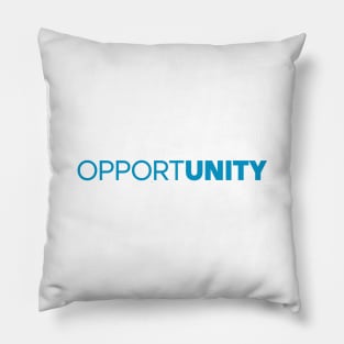 Unique Opportunity Logo Design / Cheerful Blue Pillow