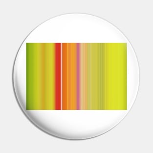 Lime Green Orange Stripes Pin