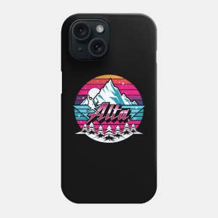 Retro 80s Alta Ski Phone Case