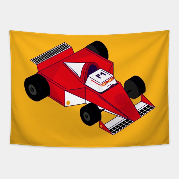 Car Race Tapestry by karlabarittodsgn