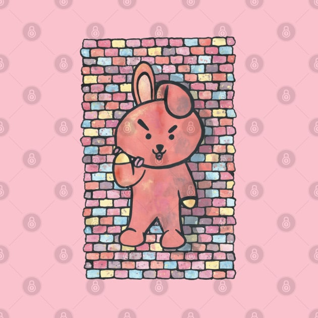 Cooky Inspired Kawaii Street Art Graffiti by Maries Papier Bleu