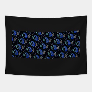 Black cashmere pattern - version2 Tapestry