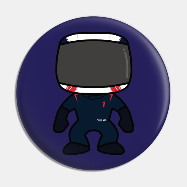 Max Verstappen Custom Mini Figure – F1 2023 Season Pin by GreazyL