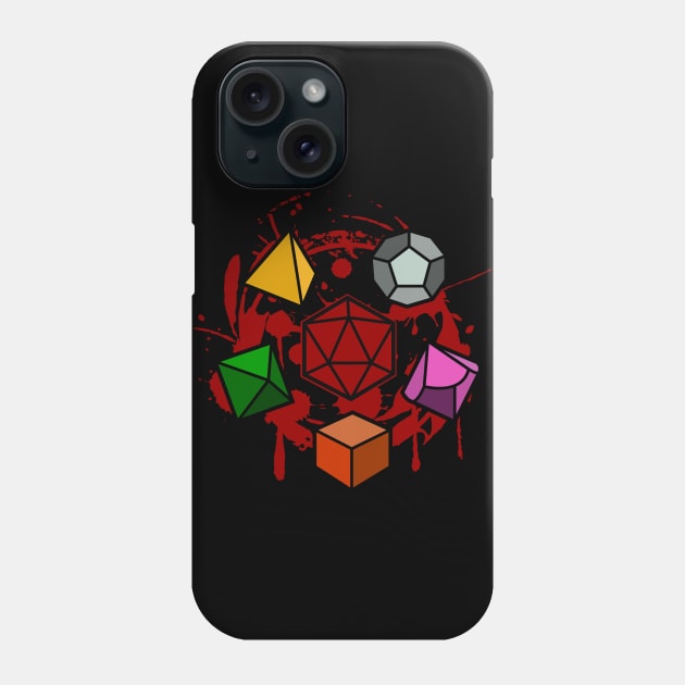 Massacre at the DnD Table Phone Case by DigitalCleo