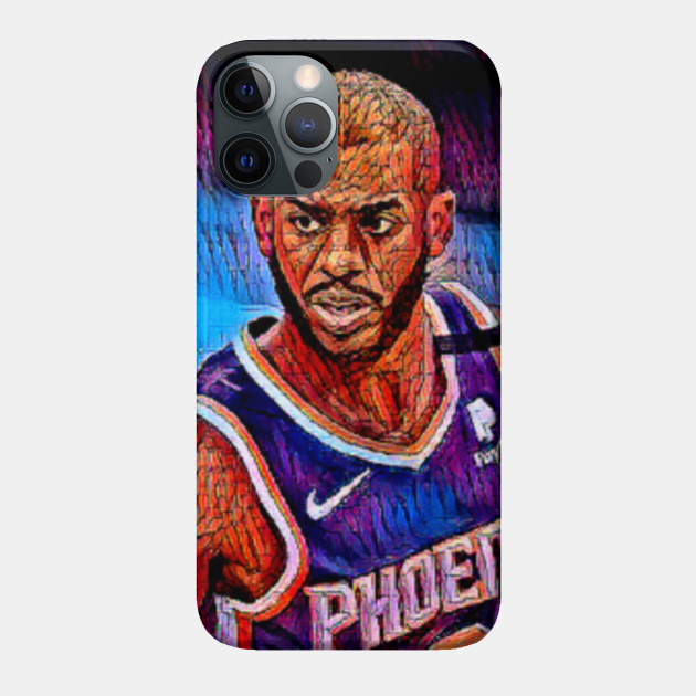 Chris Paul - CARTON ART - Basketball gifts vintage Retro Rainbow quotes for BOYS AND dad - Chris Paul - Phone Case