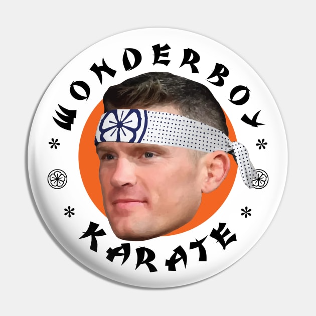 Stephen Thompson Wonderboy Karate Pin by SavageRootsMMA