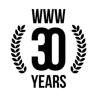 www T-Shirt Thirtieth 30th Anniversary Internet Web@30 T-Shirt