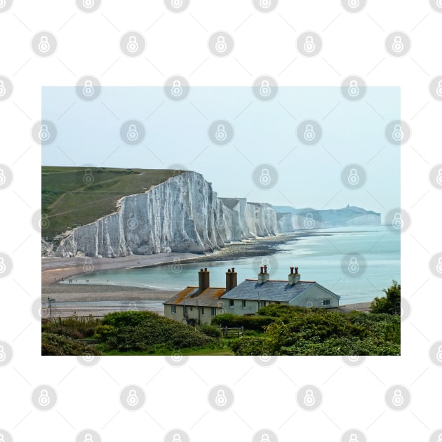 Seven Sisters Cliffs, East Sussex by Ludwig Wagner