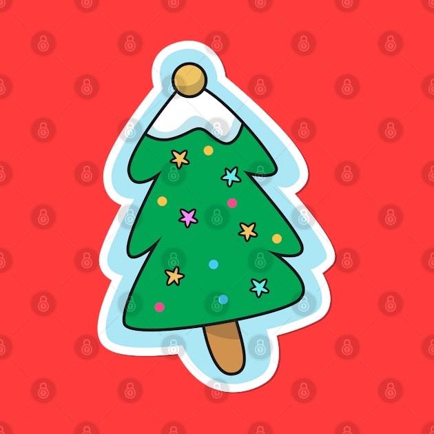 Cute Christmas Tree Design by BrightLightArts