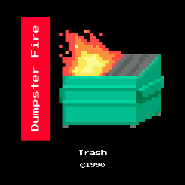 Dumpster by glumwitch