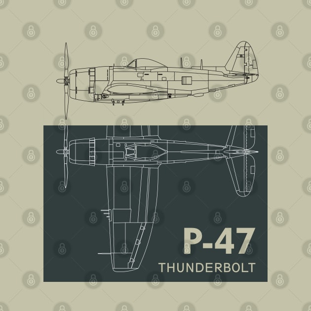 Legendary Wings: P-47 Thunderbolt Roars Again by Blue Gingko Designs LLC