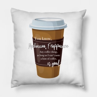 Mochaccinio Frappuccino Pillow