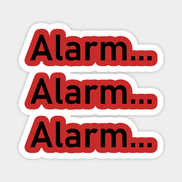 Alarm Magnet by Oz9