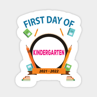 First Day Of Kindergarten Magnet