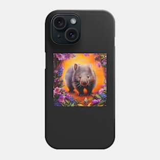 The overly happy Wombat Phone Case