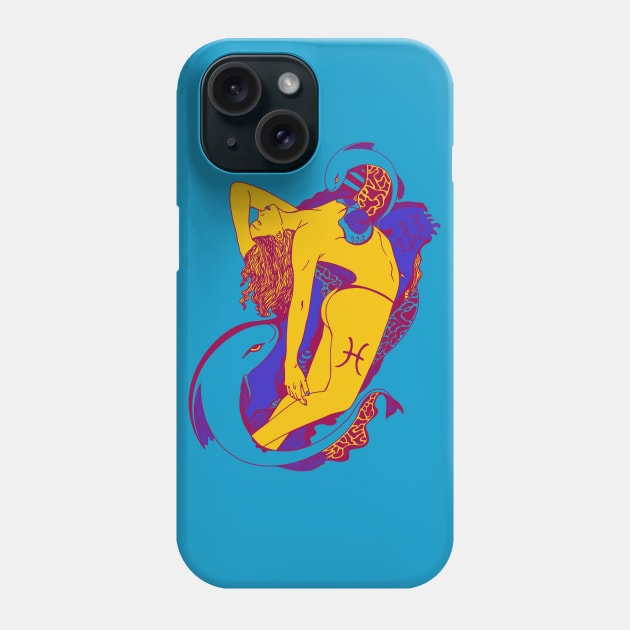 Triad Pisces Beauty Phone Case by kenallouis