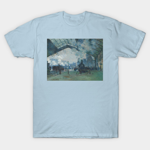 Disover Arrival of the Normandy Train - Claude Monet - Train - T-Shirt