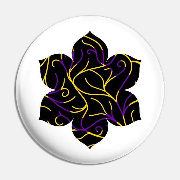 Black Velvet, Intersex Flag Vines Pin by StephOBrien