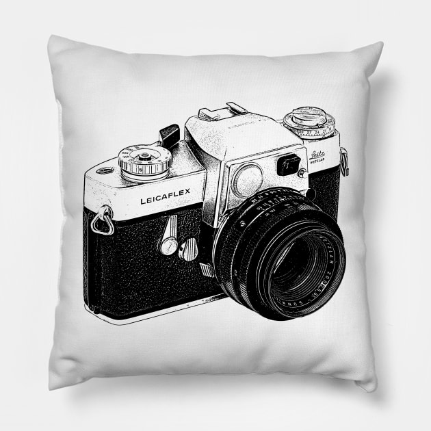 Vintage Camera SLR Pillow by TrocaBoo